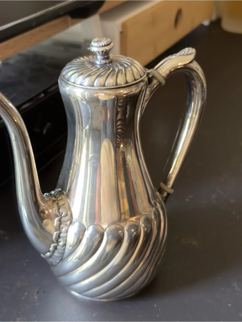 Antique Wilcox Silver Plate Tea Coffee pot